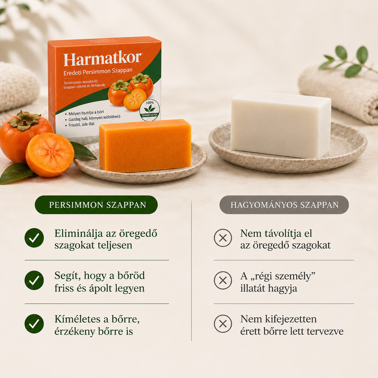Harmatkor - Eredeti Persimmon Szappan